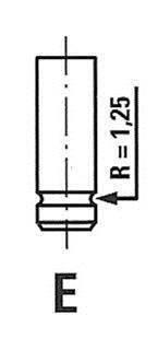 Клапан выпускной lada 2101-07 3448/r ex FRECCIA R3448R (фото 1)
