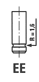 Клапан впускной mitsubishi 4537/snt in FRECCIA R4537SNT (фото 1)