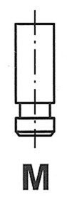 Клапан впускной mb 4898/scr in FRECCIA R4898SCR