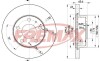 Диск тормозной передний, 94-06 (1.8t) FREMAX BD-4682 (фото 1)