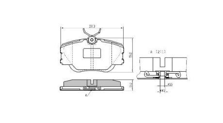 Колодки передние, e (w124) 85-95 FREMAX FBP-0495