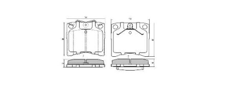 Колодки передние r15, 90-96 (тип lucas) (вент.диск) FREMAX FBP-0842