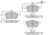 Колодки передние r15, 96-03 (тип ate) с датчиком FREMAX FBP-1061-01 (фото 1)