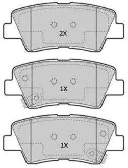 Колодки гальмівні FREMAX FBP-1867