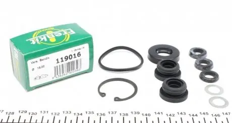 Ремкомплект головного гальмівного циліндру citroen ax peugeot 106, 205, 305, 306, 309 renault clio, FRENKIT 119016