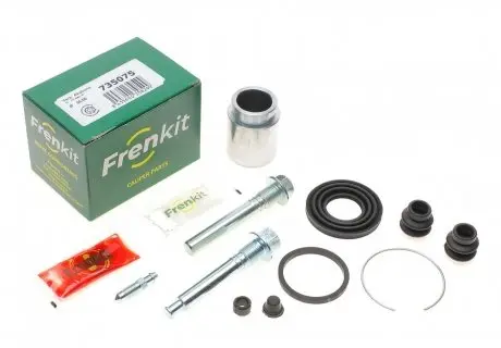 Ремкомплект суппорта заднего d=35mm (+поршень/направляющая) FRENKIT 735075