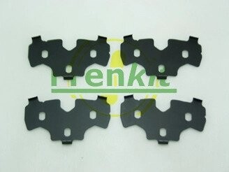 Комплект протискрипних пластин (задніх) Ford Connect/Focus 02-13/Renault Megane 02- (ATE/Teves) FRENKIT 940017