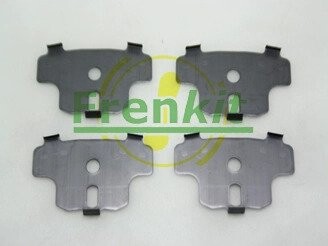 Комплект протискрипних пластин (задніх) Hyundai Elantra 00-06/Coupe 96-09/Kia Cerato 04-/Nissan Maxima 88-94 FRENKIT 940020