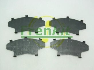 Комплект протискрипних пластин (передніх) Hyundai Accent I/II 94-05/Getz 02-10/Elantra 90-00/Pony 85-95 (Mando) FRENKIT 940036