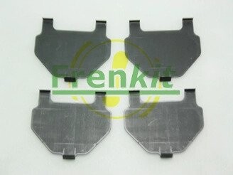 Комплект протискрипних пластин (задніх) Toyota Corolla 01-08/Camry 82-86/Yaris/Celica 99-05 (Akebono) FRENKIT 940081