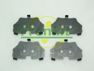 Комплект протискрипних пластин (задніх) Hyundai Tucson/Kia Sportage 04- (Mando) FRENKIT 940090