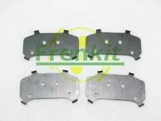 Комплект протискрипних пластин (передніх) Hyundai Elantra 00-06/Matrix 01-10 (Akebono) FRENKIT 940096