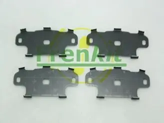 Комплект протискрипних пластин (передніх/задніх) Renault Koleos/Nissan Juke/Qashqai/X-Trail/Suzuki 08- (Akebono) FRENKIT 940100