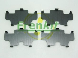 Комплект протискрипних пластин (передніх) Toyota Corolla 01-08/Prius 03-09/Yaris 99-05 FRENKIT 940114