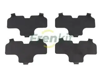 Комплект протискрипних пластин (передніх) Smart Cabrio/City-Coupe/Fortwo 98- (Bosch) FRENKIT 940154