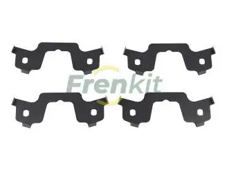 Комплект протискрипних пластин (передніх) Fiat 500/500C/Panda/Punto 09- FRENKIT 940310