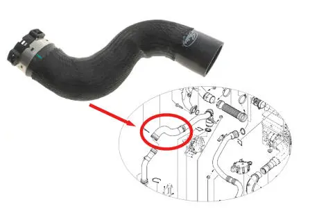 Патрубок интеркулера 1.5 Dci Gates 09-0945