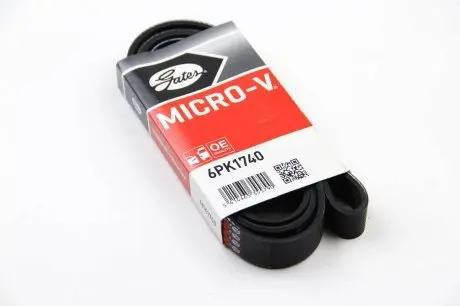 Ремень генератора, 1.9d/td 96-/2.0hdi 00- Gates 6PK1740