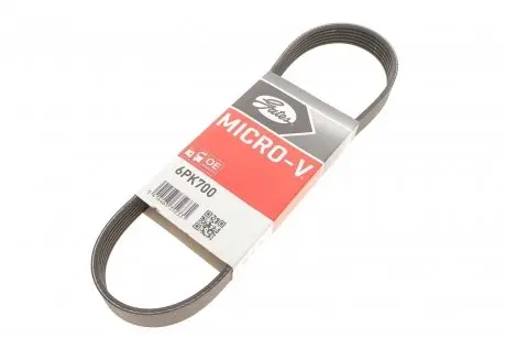 Ручейковый ремень Gates 6PK700