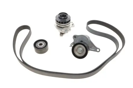 Комплект поликлинового ремня с помпой Gates KP17PK1973