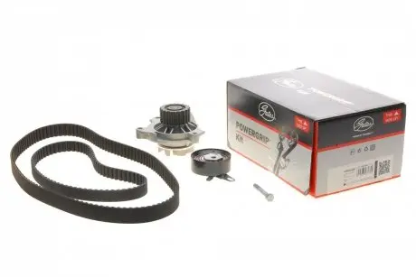 Комплект ременів ГРМ із помпою VW T4 2.4 D (AAB) Gates KP65323XS
