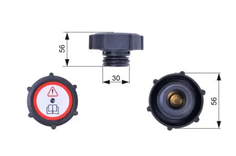 Кришка розширювального бачка Gates RC243
