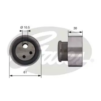 Ролик модуля натягувача ременя Gates T41118