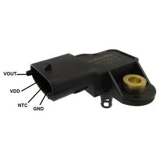 FORD датчик тиску впуск.колектора Mitsubishi ASX, Colt VI, Lancer VIII 08-, Honda Jazz, Fiat, Citroen, Fiesta, Kuga II, Mondeo V GAUSS GI3334