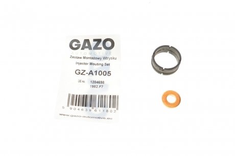 Ремкомплект форсунки Citroen C1/C2/C3/Peugeot 107 1.4 HDi 03- GAZO GZ-A1005 (фото 1)