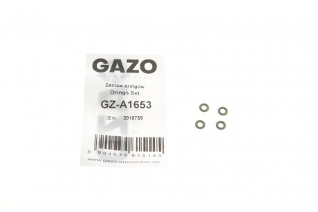 Ущільнююче кільце форсунки Ford Transit (V362/V363) 2.0 EcoBlue 15- (к-кт 4шт) GAZO GZ-A1653 (фото 1)