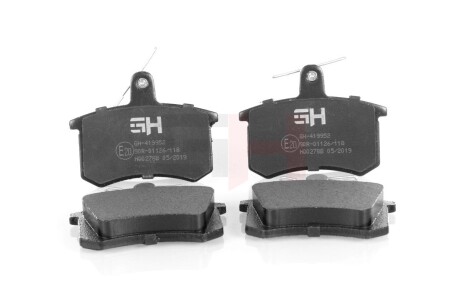 К-кт зад. гальм. колодок. Audi 80/100/A4 -97/Fiat Croma GH-parts GH-419952 (фото 1)