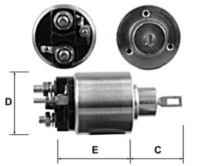 Втягуюче реле стартера Ghibaudi E3480