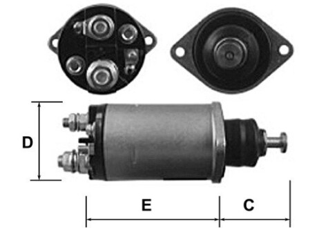 Втягуюче реле стартера Ghibaudi E5376