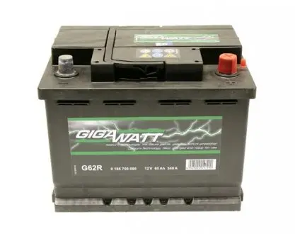Аккумулятор 60AH 540A 242*175*190 (правый плюс) GIGAWATT 0185756008