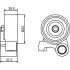 Натяжной ролик GMB GT90590 (фото 4)