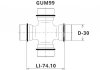 Крестовина карданного вала (30.00 x 74.10) GMB GUM-99 (фото 2)