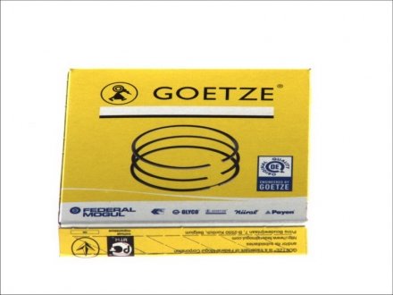 Кольца поршневые (требуется комплектов - 4) GOETZE ENGINE 08-107400-00 (фото 1)