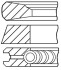 Комплект поршневых колец std GOETZE ENGINE 08-109200-00 (фото 2)