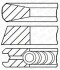 Комплект поршневых колец std GOETZE ENGINE 08-136500-30 (фото 1)