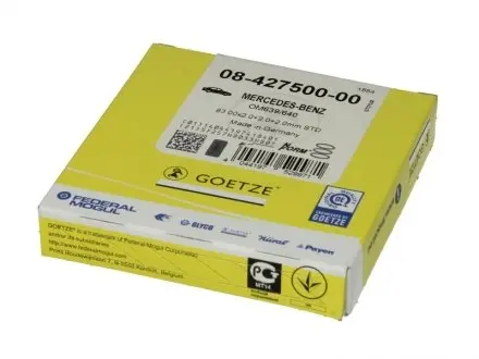 Кольца поршня GOETZE ENGINE 08-427500-00