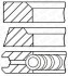 Кільця поршневі GOETZE ENGINE 08-434200-00 (фото 1)