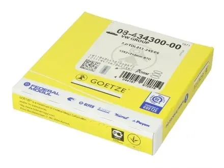 Кольца поршня GOETZE ENGINE 08-434300-00