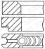 Кольца поршневые GOETZE ENGINE 08-438507-00 (фото 1)