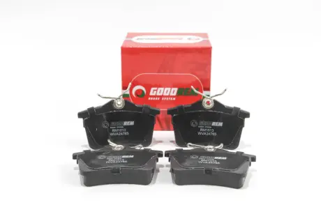Тормозные колодки зад. Berlingo/Partner 08- Goodrem RM1013