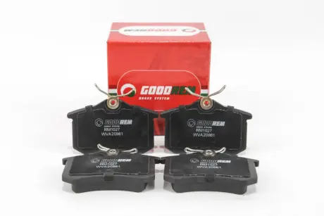 Тормозные колодки зад. Caddy III/IV/Passat/Audi A4/A6 (Lucas) Goodrem RM1027