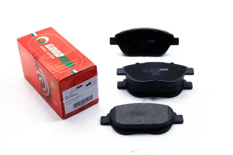 Тормозные колодки перед. Berlingo/Partner 01-/Doblo 03- (137x57.3x19) Goodrem RM1201