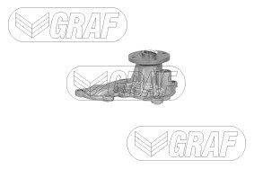 Помпа води Hyundai i20 1.0 T-GDI 16-/Kia Ceed 1.0 T-GDI 18- (R/B) (8 лоп) GRAF PA1402