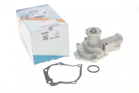 Помпа води Mitsubishi Galant/L400 2.0/2.4GDI 96-04/Haval H6 2.0 13-/Great Wall 2.0 07-14/Chery Tiggo GRAF PA999