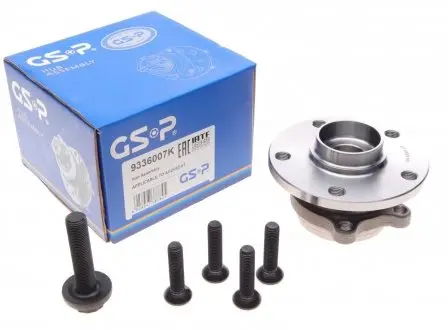 Подшипник ступицы передний (комплект с болтами) GSP 9336007K