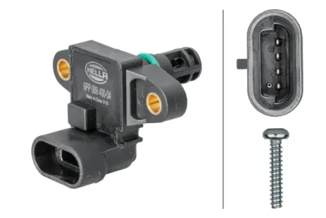 FIAT Датчик тиску Doblo 1.2/1.4 01-, Fiorino, Bravo, Opel Combo, Mitsubishi HELLA 6PP 009 400-341